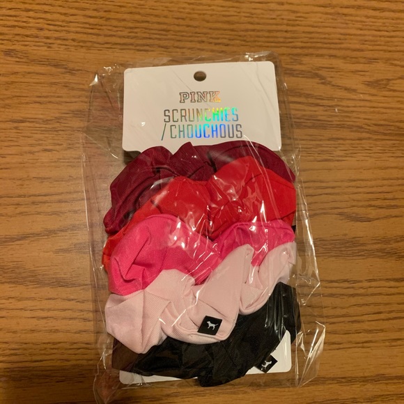 PINK Victoria's Secret Accessories - PINK VS 5 pack scrunchies
